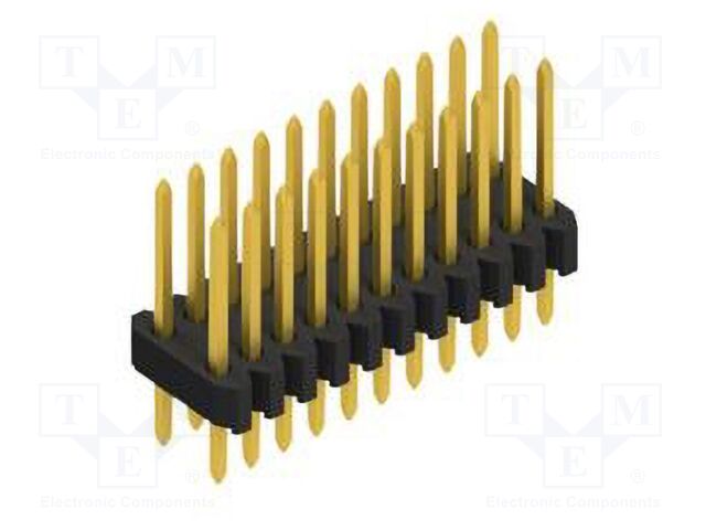 Connector: pin strips; pin header; male; PIN: 22; 1.27mm; THT; 2x11