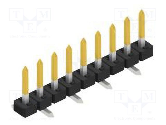 Connector: pin strips; pin header; male; PIN: 9; 2mm; SMT; 1x9; 100V