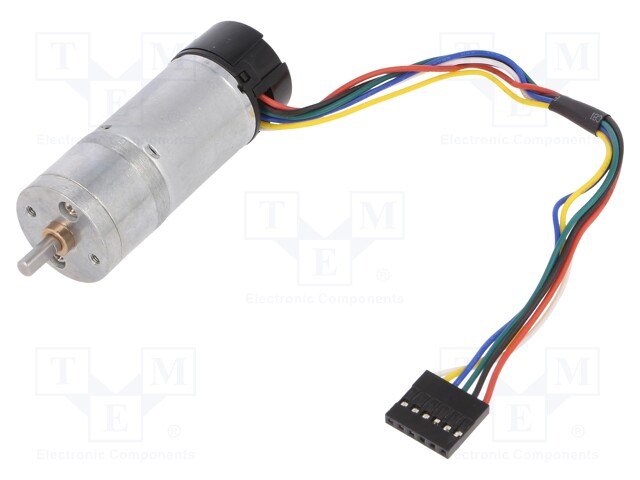 Motor: DC; with encoder,with gearbox; HP; 12VDC; 5.6A; 290rpm