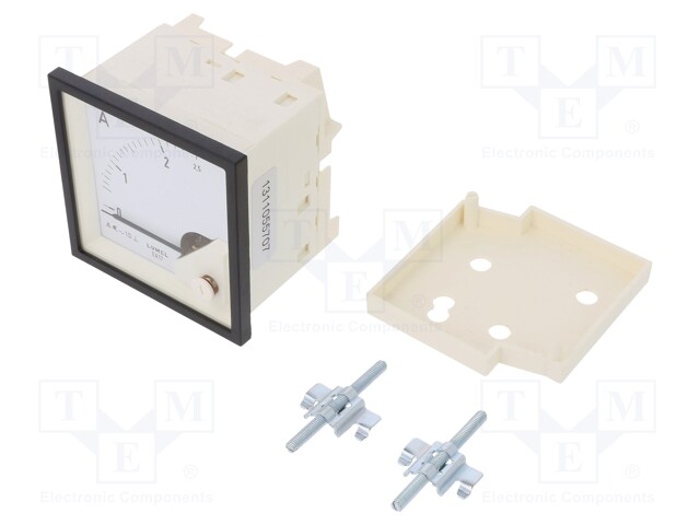 Meter; on panel; analogue; 0÷2,5A; True RMS; Class: 1,5; 40÷72Hz