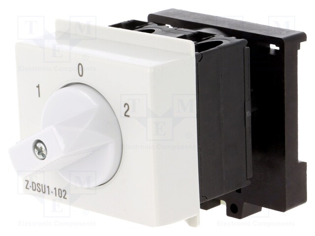 Module: rotary switch; 20A; Mounting: DIN; IP20; 250VAC; 52x65x60mm