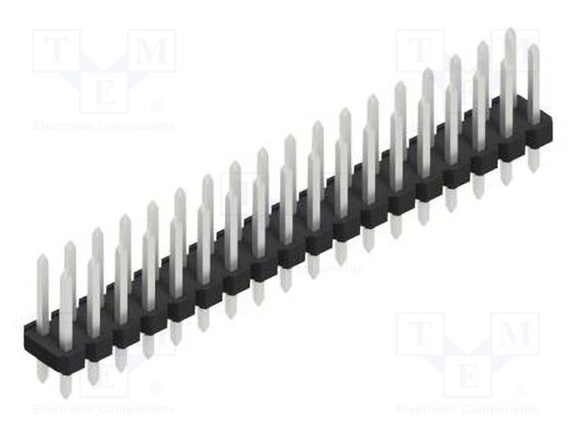 Connector: pin strips; pin header; male; PIN: 36; 2.54mm; THT; 2x18