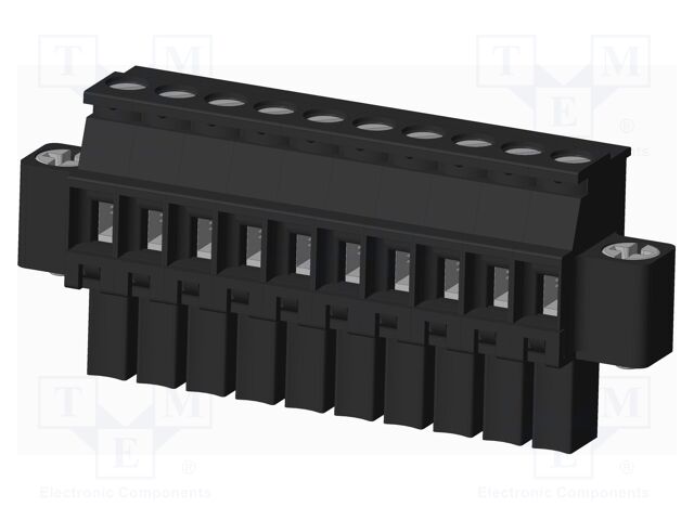 Connector: pluggable terminal block; plug; female; angled 90°
