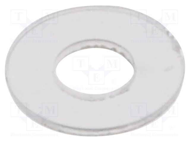 Washer; round; D=5mm; h=0.3mm; polyamide; natural