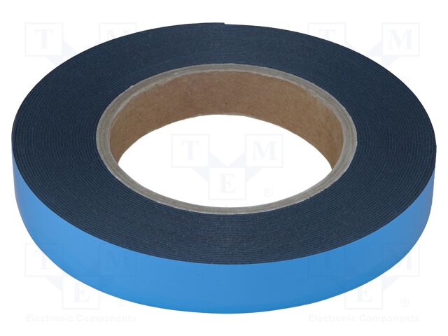 Tape: fixing; W: 19mm; L: 33m; Thk: 2mm; acrylic; black; -30÷90°C