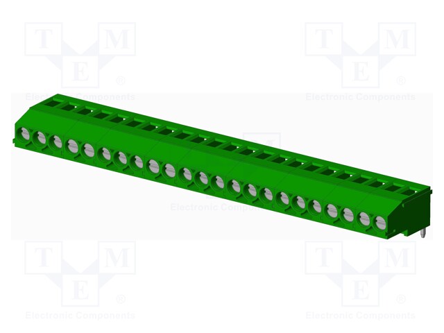 Connector: PCB terminal block; terminal; Plating: tinned; on PCBs