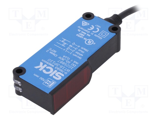 Sensor: photoelectric; Range: 50÷700mm; PNP; diffuse-reflective