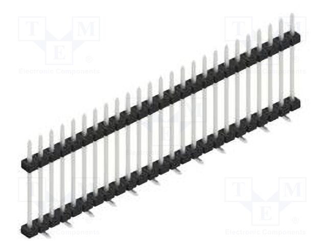 Connector: pin strips; pin header; male; PIN: 25; 2mm; SMT; 1x25