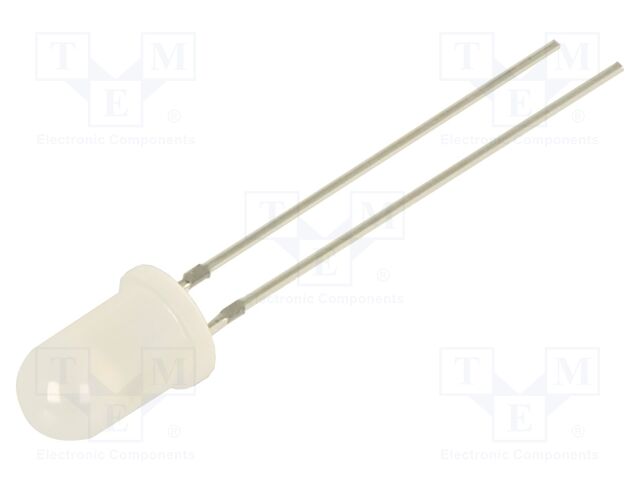 LED; yellow green; 5mm; 68÷100mcd; 60°; Front: convex; 12VDC; round