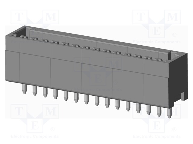 Connector: pluggable terminal block; socket; male; on PCBs
