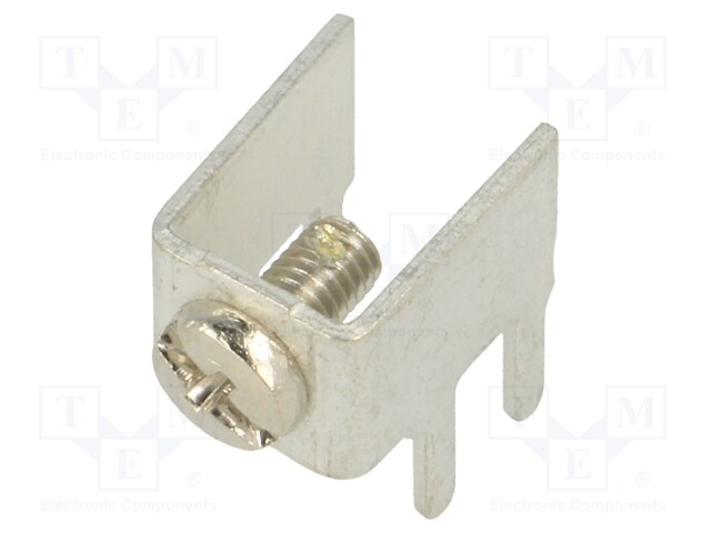 Terminal: screw terminal; THT,screw terminal; silver; 7.5x5mm