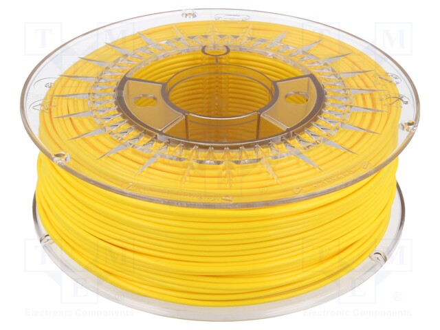 Filament: PLA; 2.85mm; yellow (bright); 200÷235°C; 1kg; ±0,05mm