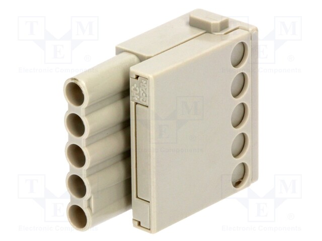 Connector: HDC; module; female; Han Modular; PIN: 5; screw terminal