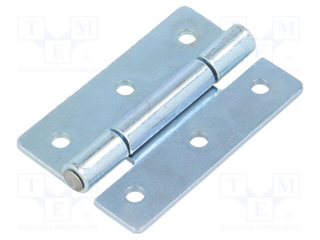 Hinge; Width: 30mm; zinc-plated steel; H: 45mm