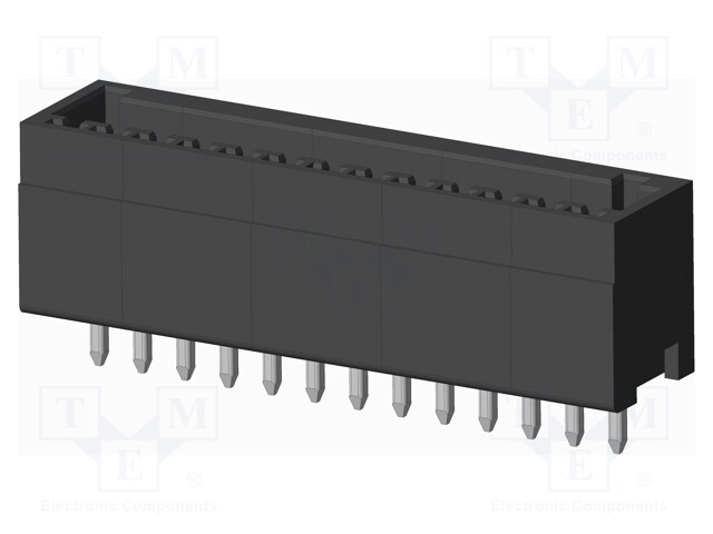 Connector: pluggable terminal block; socket; male; on PCBs
