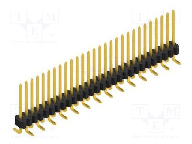 Connector: pin strips; pin header; male; PIN: 28; 1.27mm; SMT; 1x28
