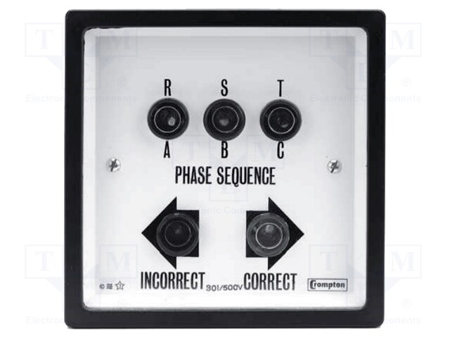 Meter: panel; 151÷300VDC; 50÷60Hz; IP40; panel; 96x96mm