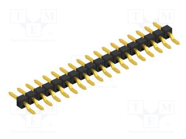 Connector: pin strips; pin header; male; PIN: 18; 2.54mm; SMT; 1x18