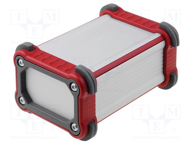 Enclosure: with panel; SECCO; X: 58mm; Y: 120mm; Z: 39mm; aluminium