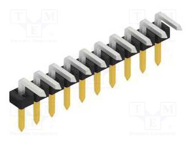 Connector: pin strips; pin header; male; PIN: 10; 2mm; THT; 1x10