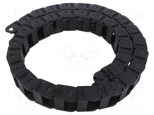 Cable chain; Series: 10; Bend.rad: 75mm; L: 1006mm; Int.height: 18mm