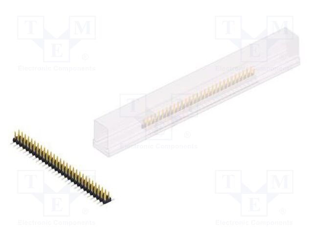 Connector: pin strips; pin header; male; PIN: 58; 2mm; SMT; 2x29