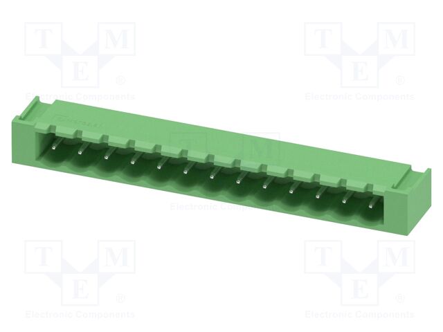 PCB headers, nominal cross section: 2.5 mm2, color: green, n
