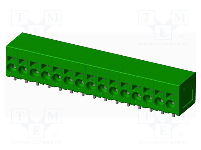 Connector: PCB terminal block; terminal; Plating: tinned; on PCBs