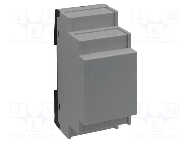 Enclosure: for DIN rail mounting; Y: 90mm; X: 35mm; Z: 60mm; grey