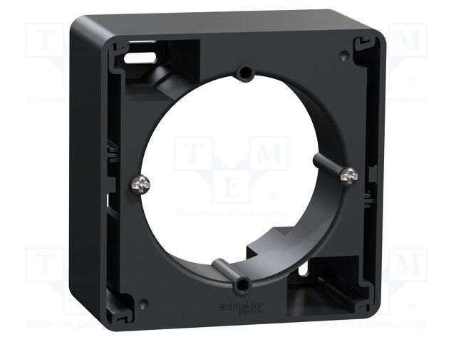 Surface box; IP20; for wall mounting; anthracite; Illumin: none