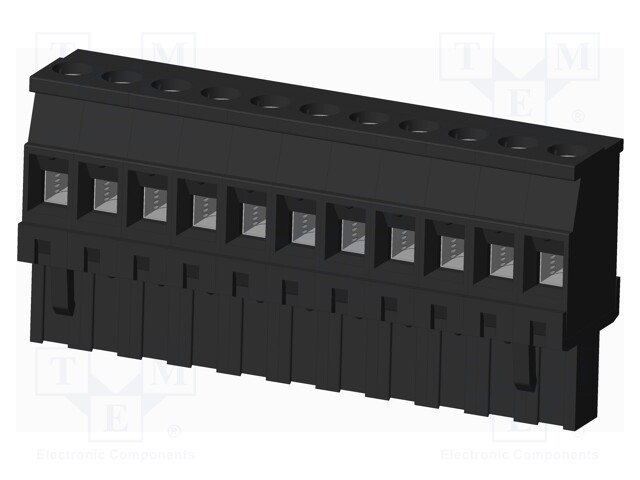 Connector: pluggable terminal block; plug; female; angled 90°