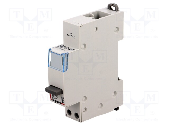 Module: pushbutton switch; 20A; Mounting: DIN; 250VAC; monostable
