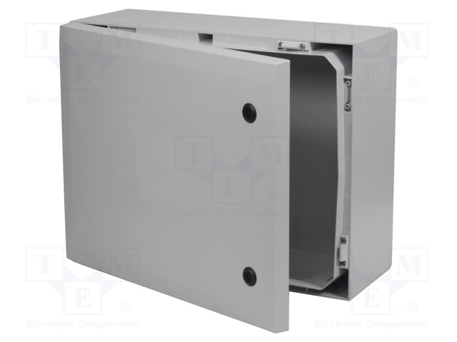 Enclosure: wall mounting; X: 500mm; Y: 400mm; Z: 210mm; ARCA; grey