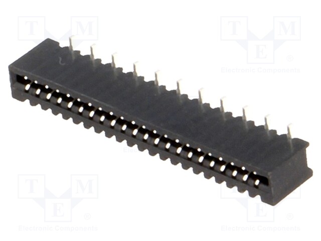 Connector: FFC (FPC); vertical; PIN: 22; NON-ZIF; SMT; tinned; 20mΩ