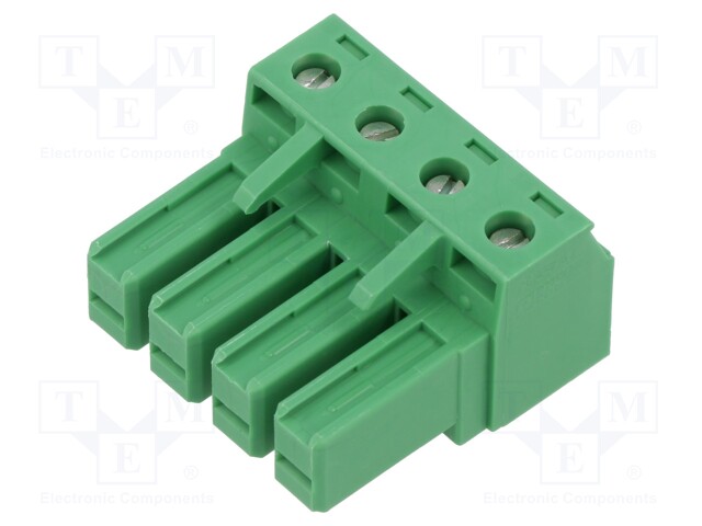 Pluggable terminal block; 7.62mm; ways: 4; straight; plug; female