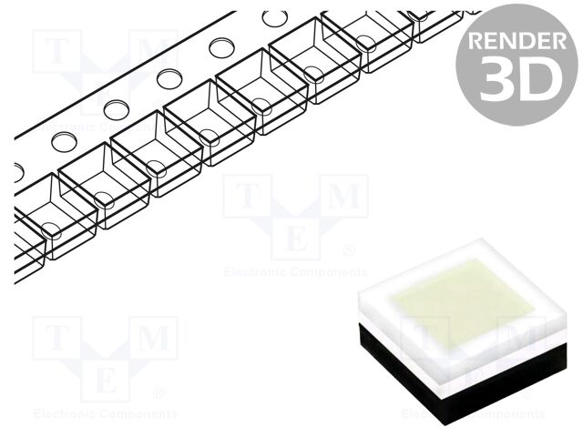 Power LED; blue; 130°; 350mA; λd: 465-485nm; Pmax: 4W; 23.5÷33lm