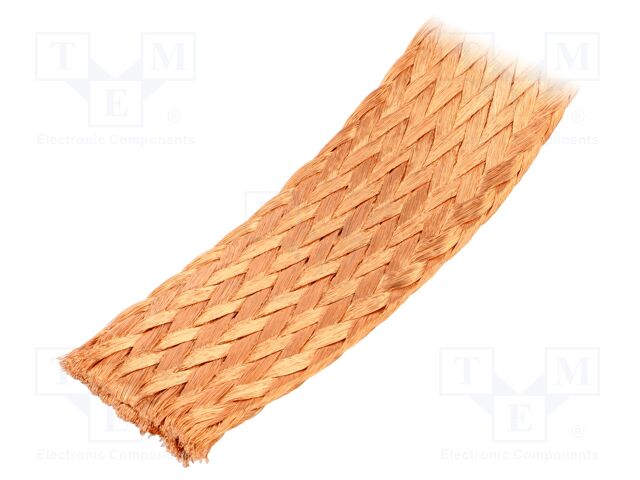 Braids; tape; Thk: 5.5mm; W: 40mm; 32AWG; Body dim: 40x5.5mm; 10m