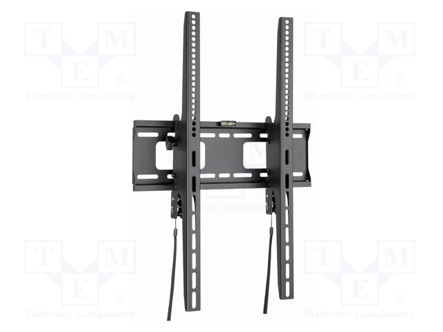 Holder; for wall mounting; 75kg; 37÷75"; black