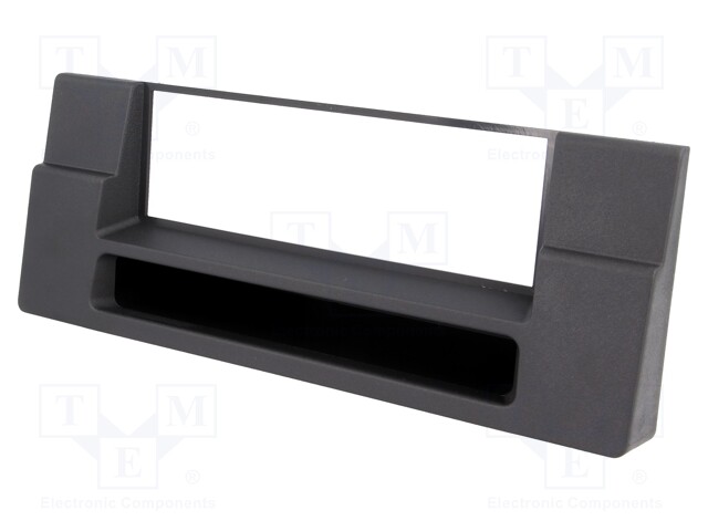 Radio mounting frame; BMW; 1 DIN; black