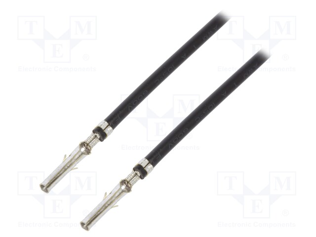 Contact; female; 22AWG; Standard .062"; tinned; Len: 0.3m
