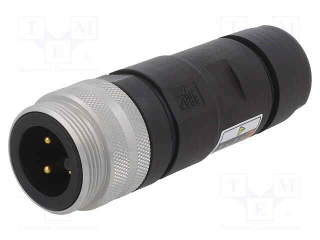 Plug; Connector: circular; male; PIN: 4; IP67,IP69K; 2.5÷10mm2
