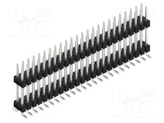 Connector: pin strips; pin header; male; PIN: 48; 2.54mm; SMT; 2x24