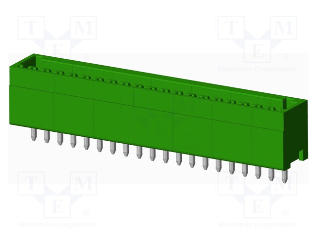 Connector: pluggable terminal block; socket; male; straight; THT