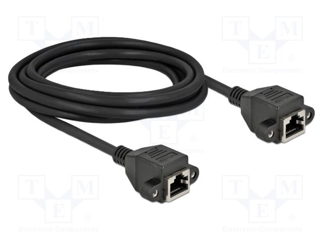 Extender Ethernet; S/FTP; Cat: 6a; RJ45 socket,both sides; 3m