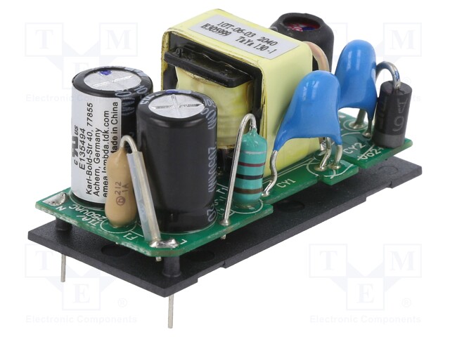 Converter: AC/DC; 6W; 90÷264VAC; Uout: 9VDC; Iout: 670mA; 81%