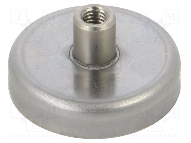 Magnet: permanent; hard ferrite; Ø: 32mm; stainless steel