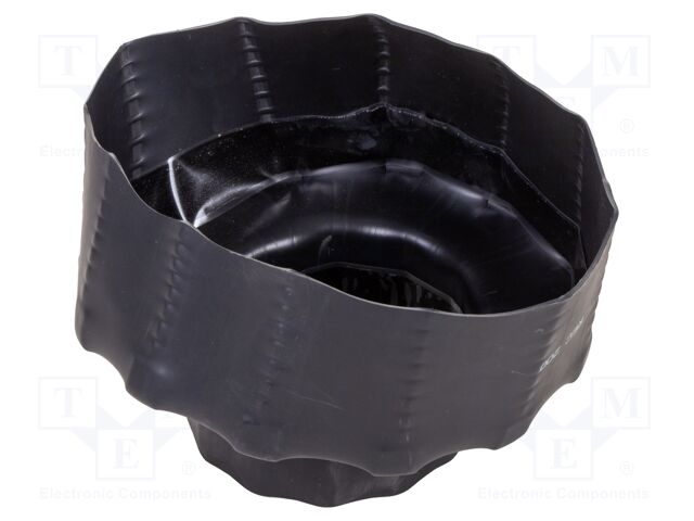 Heat shrink boot; 220/128mm; black; No.of term: 1
