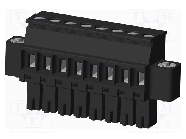 Connector: pluggable terminal block; plug; female; angled 90°