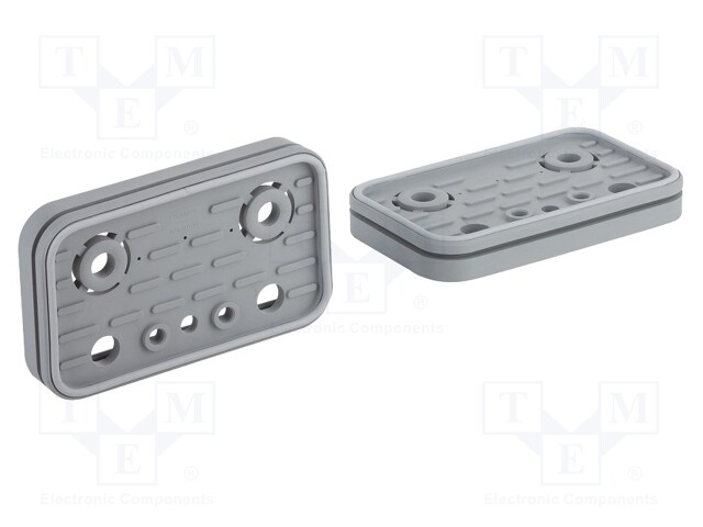 Suction-plate for vacuum block; 77g; 125x75x17.7mm