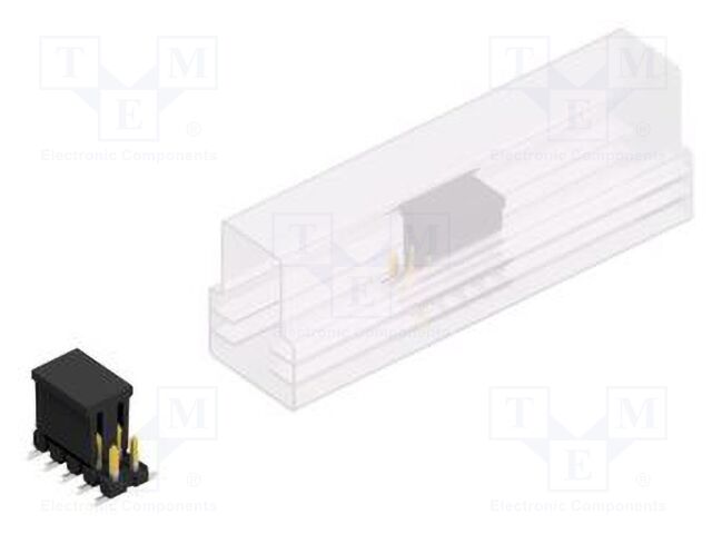 Connector: pin strips; pin header; male; PIN: 10; 2.54mm; SMT; 2x5